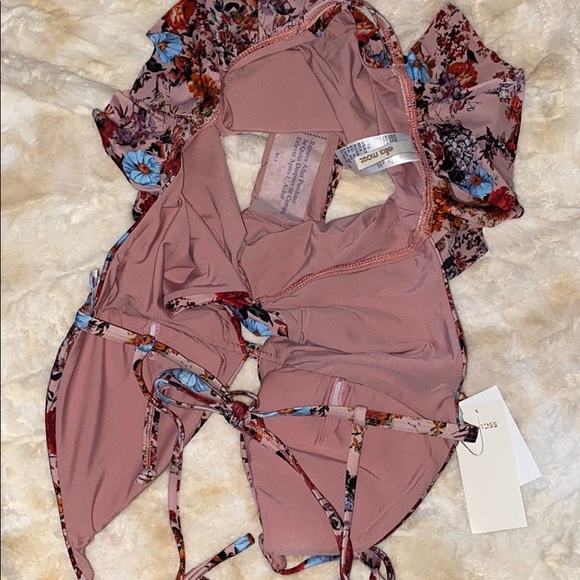 Ella Moss Gypsy Garden One Piece Swimsuit Size Medium - Picture 7 of 7